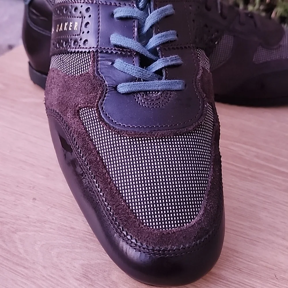 Ted Baker London Men Stoake Leather Sneaker Size 11